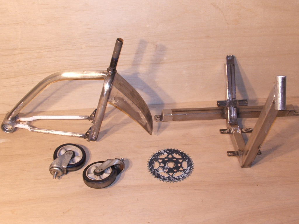 SpinCycle Stunt Trike - frame parts